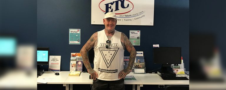 Kirk at the ETC office