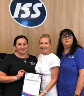 bulk recruitment ETC team with ISS ETC's Employer of the Year 2020