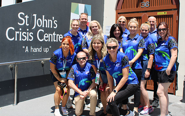 Essential supplies delivered to St John's Crisis Centre through community impact initiatives.